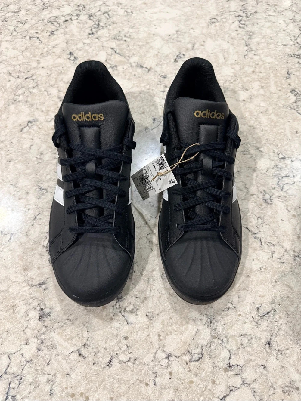 NEW - Size 13M - adidas Streetalk Black And White Sneakers - JP8276